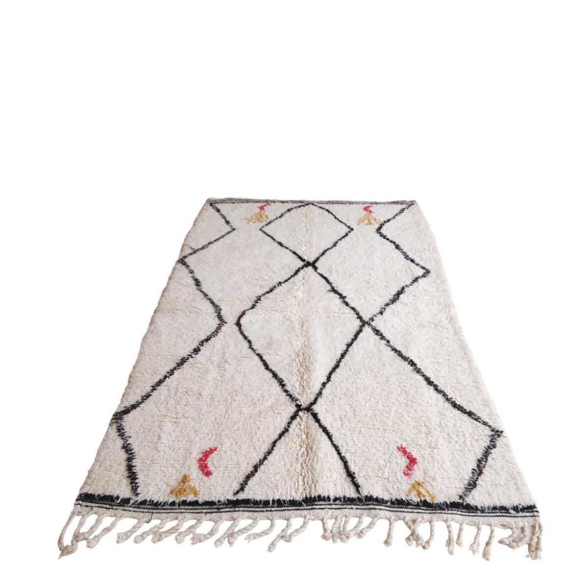 Marokkaner Berber Teppich reine Wolle 140 x 253 cm