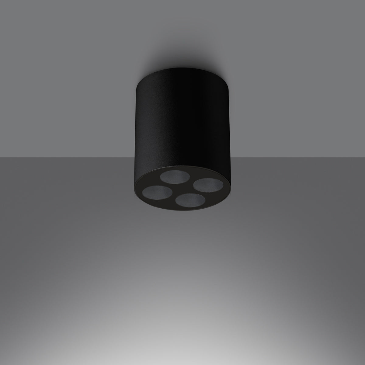 Deckenleuchted ZOE  schwarz LED