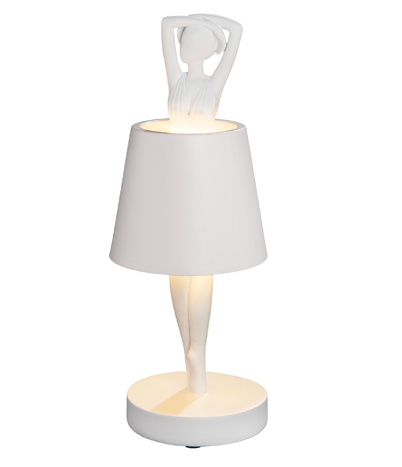 Tischleuchte Ballerina Odette LED Weiß 2er Set