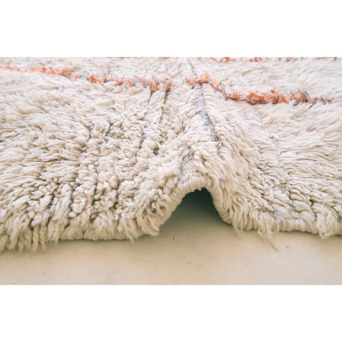 Marokkanischer Berber Teppich reine Wolle 133 x 182 cm