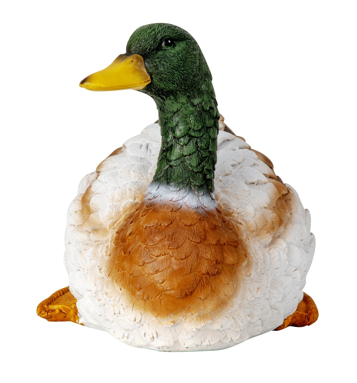 Entenfigur Landoro Deko sitzend bunt 31 cm