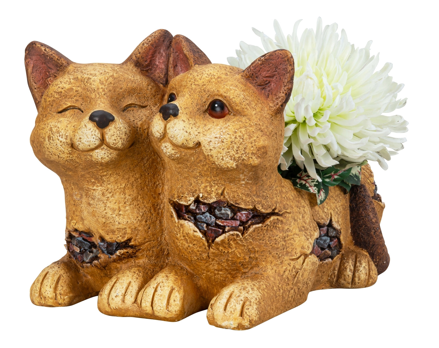 Katzenliebe Pflanzgefäß Braun 24cm Magnesia