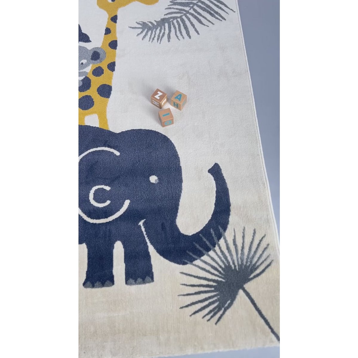 JUNGLE weicher Kinderteppich