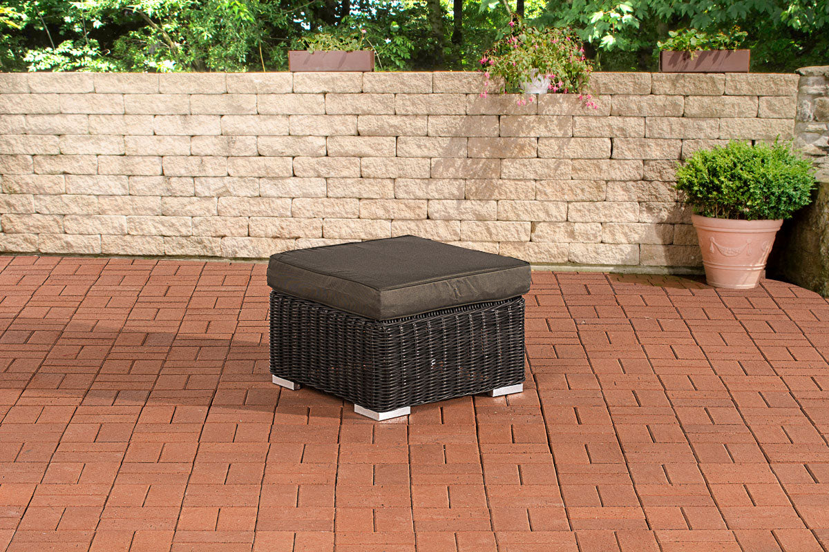 Polyrattan stool Bilbao / Madeira
