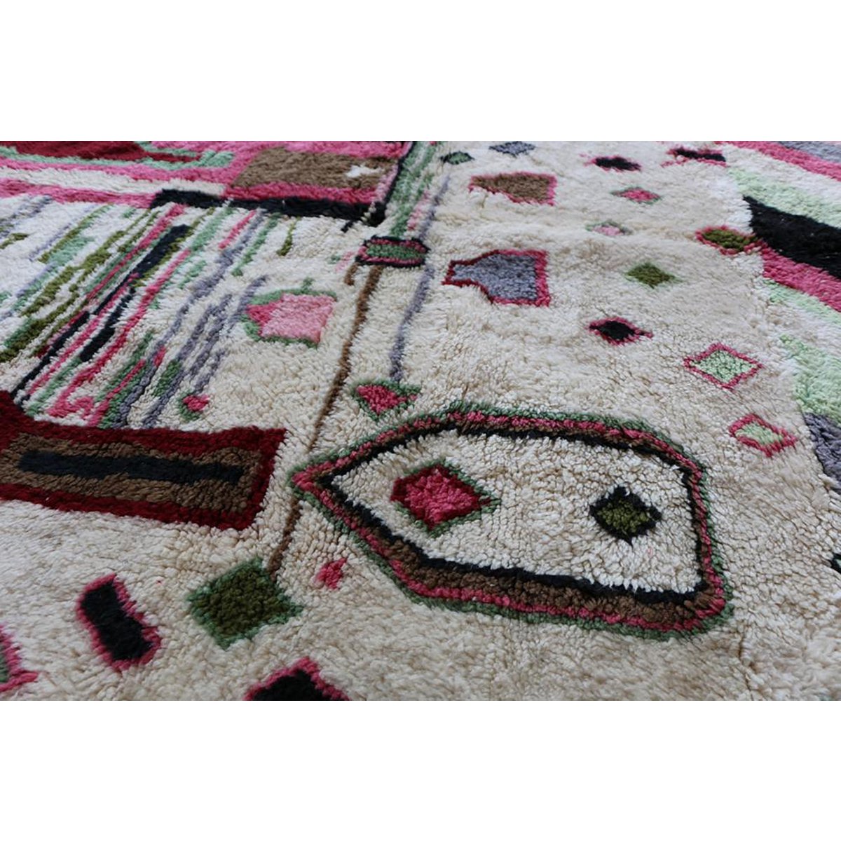 Marokkaner Berber Teppich reine Wolle 203 x 292 cm