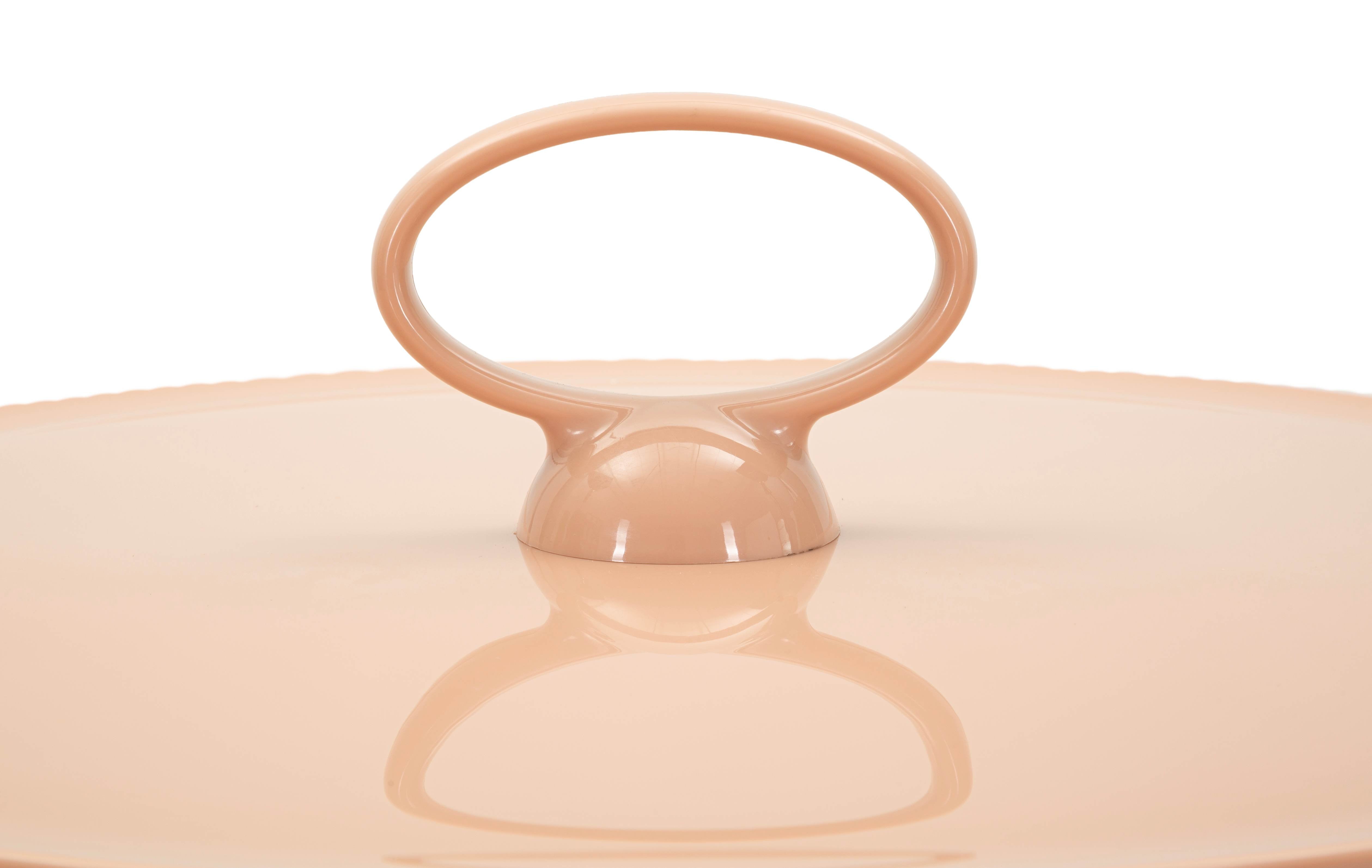 Beistelltisch Irisa Rosa Modern mit Zeitungsfach