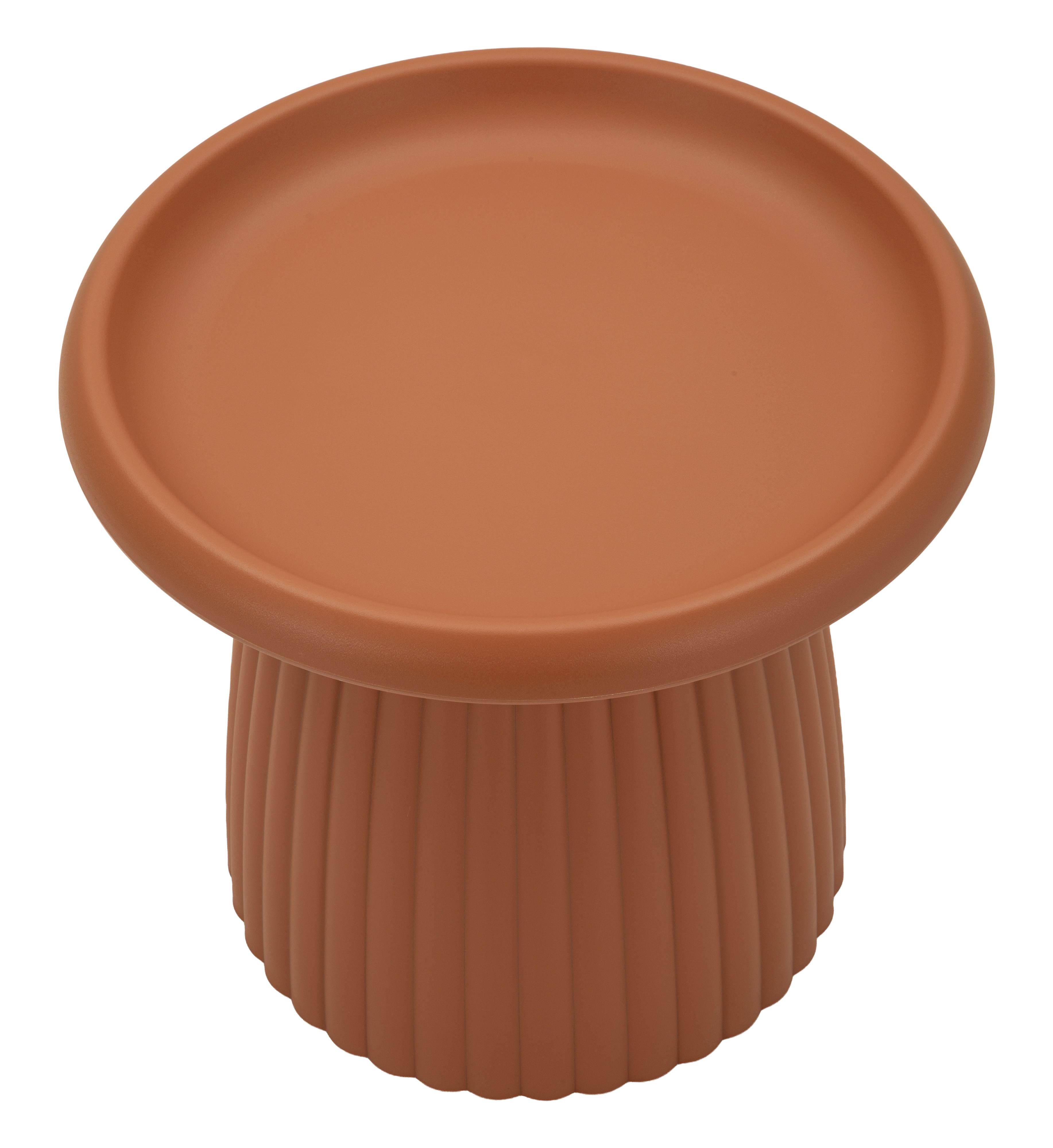 Beistelltisch Calvero Design Terrakotta Modern Rund