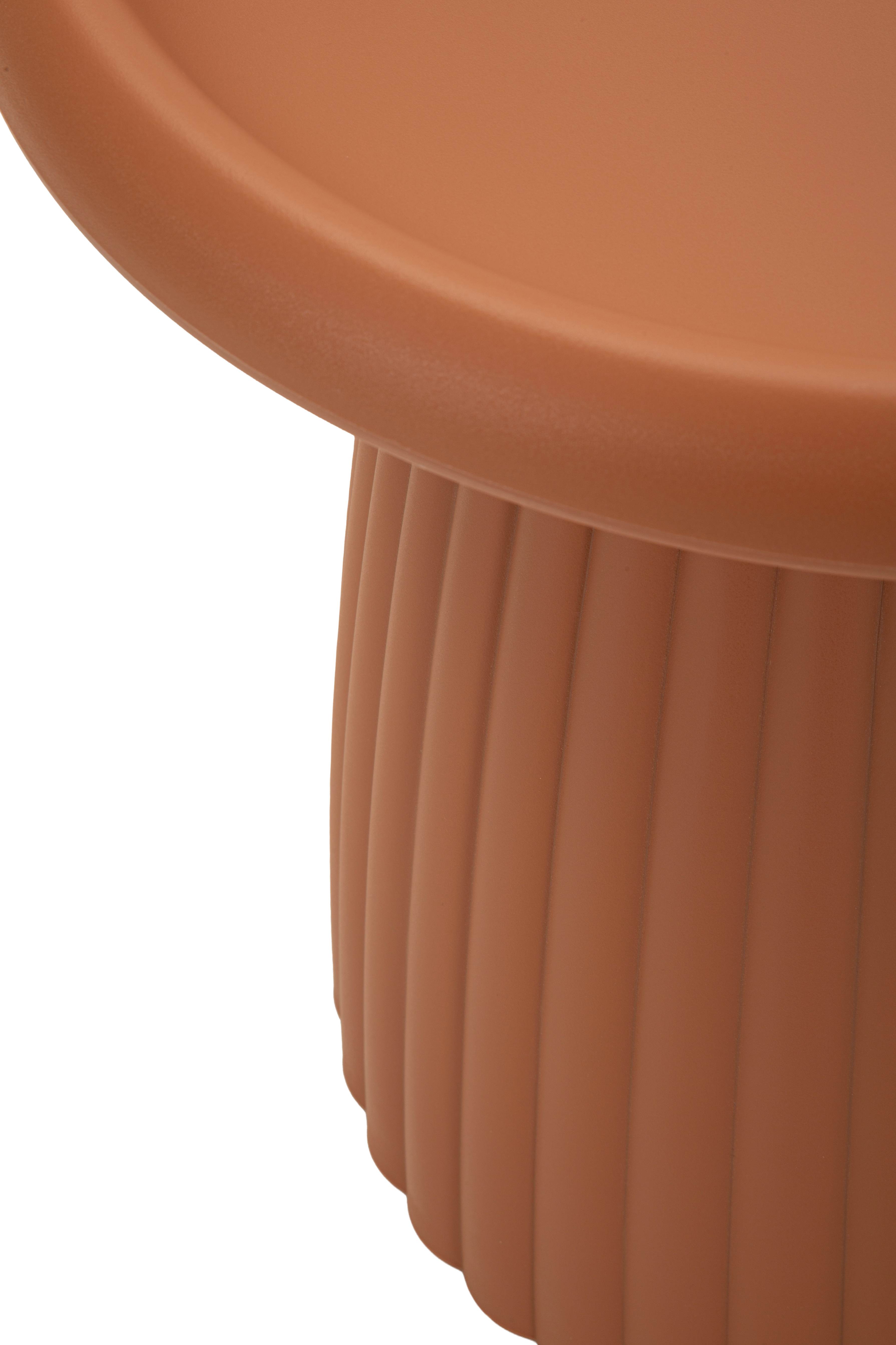 Beistelltisch Calvero Design Terrakotta Modern Rund