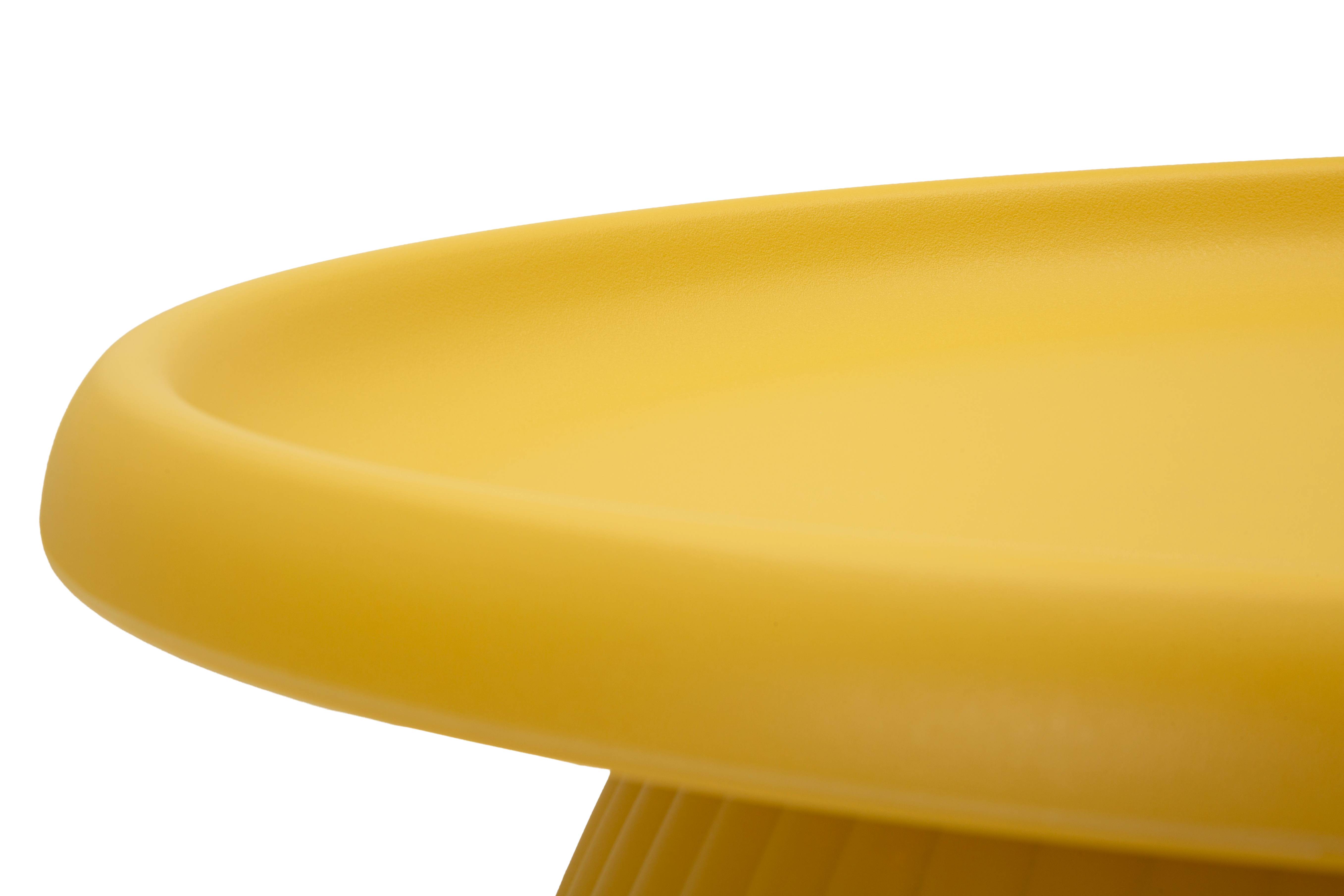Couchtisch Solena Design Senf Modern Rund