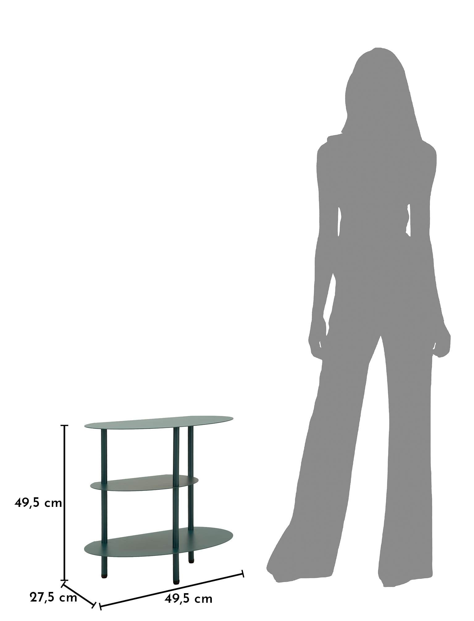 Nachttisch Saturno Ottanio modern Metall 49 cm