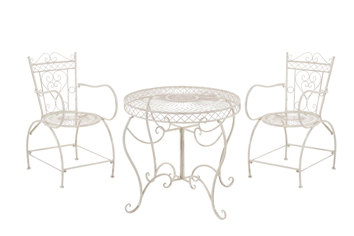 nostalgische Sitzgruppe Sheela aus Eisen