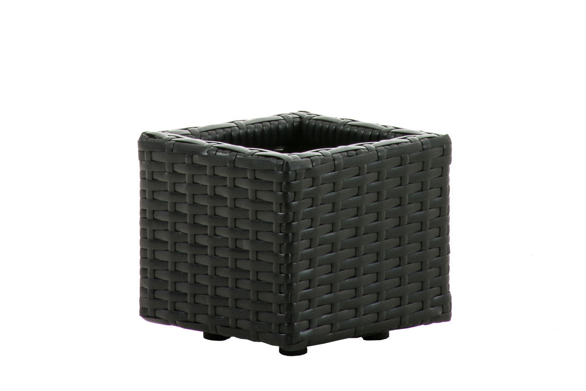 Polyrattan flower pot Laura S