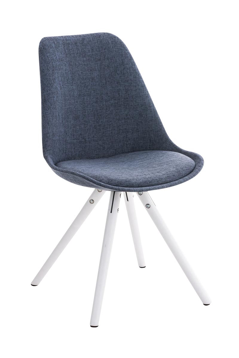 Visitor chair Pegleg fabric round