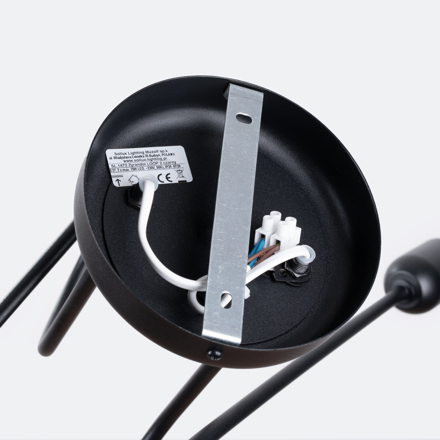 Kronleuchter LOOP 2 Schwarz – Moderner Deckenleuchter mit zeitloser Eleganz