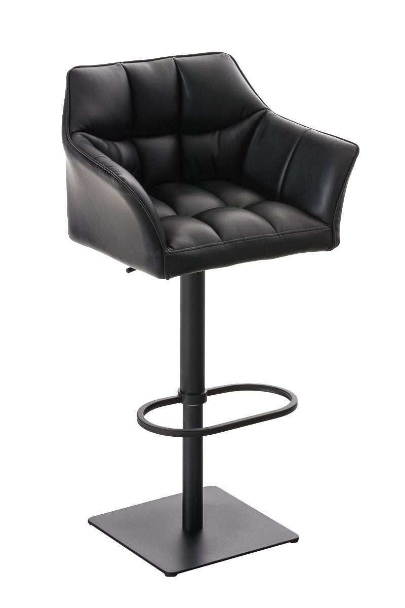 Damaso bar stool with faux leather cover