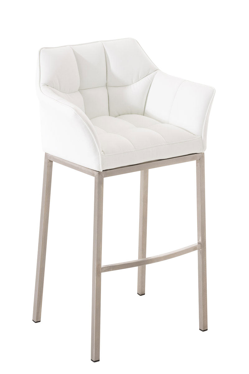 Barhocker Damaso Kunstleder mit Vierfußgestell