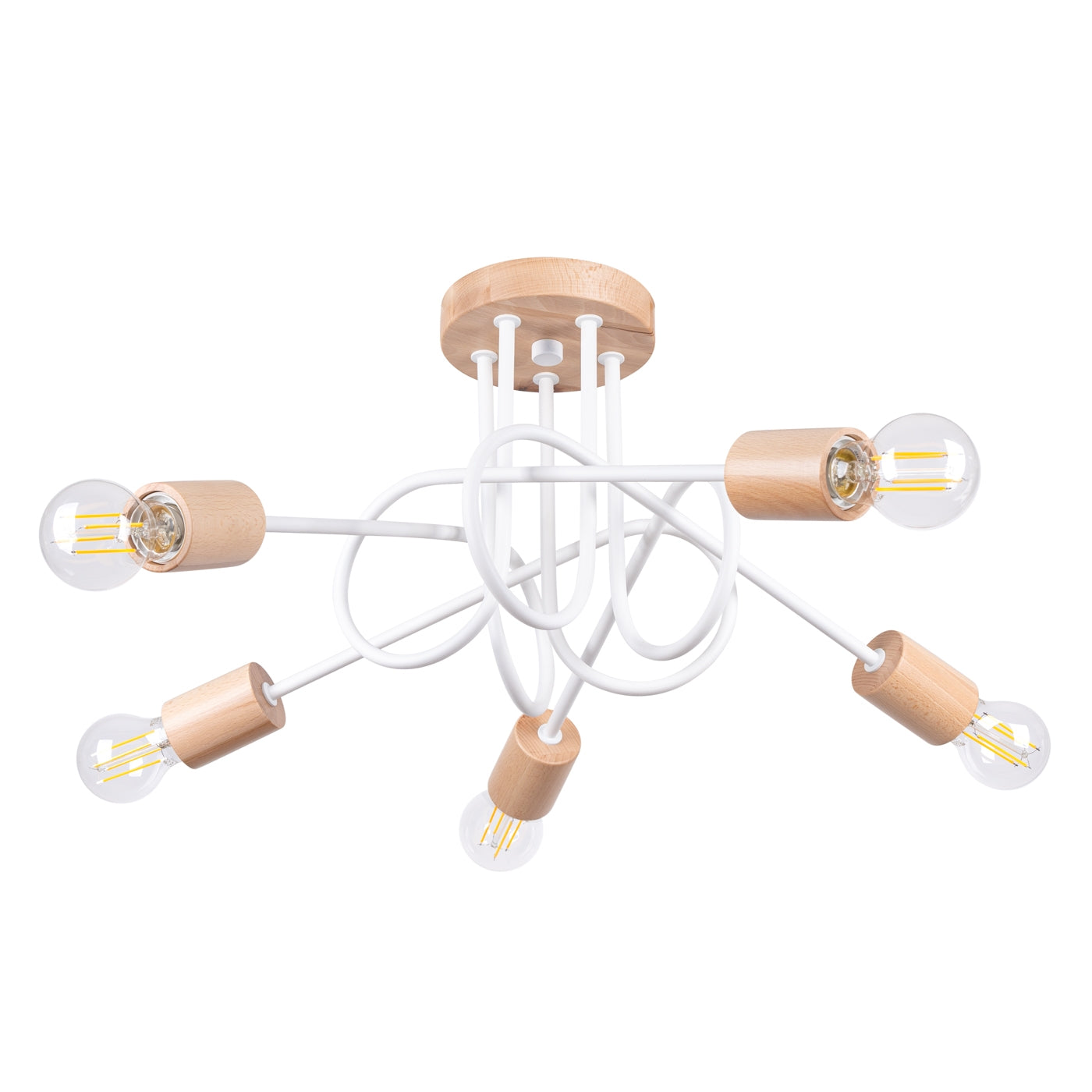 Chandelier EMBER 5 white