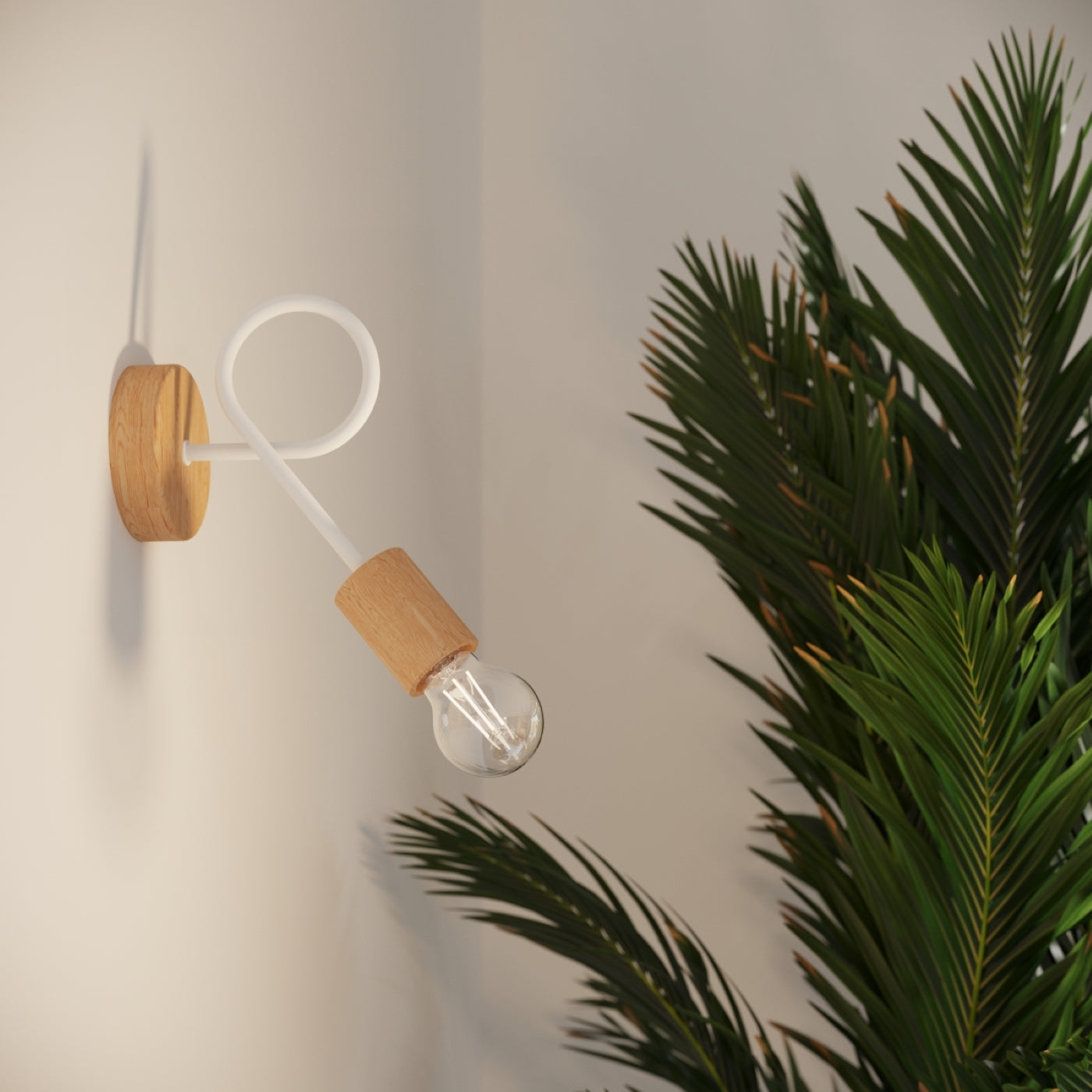 Kronleuchter EMBER 5 Weiß – Moderner Leuchter mit fünf Lichtquellen