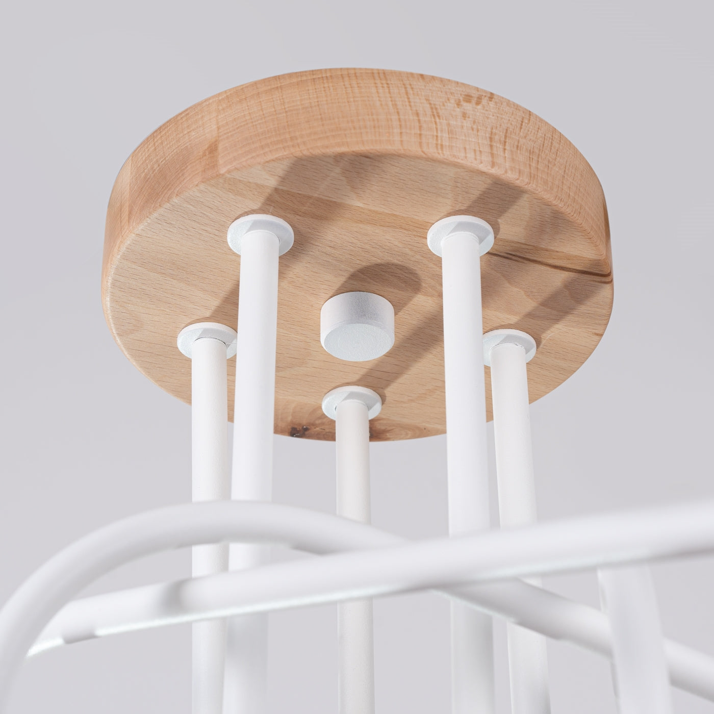 Kronleuchter EMBER 5 Weiß – Moderner Leuchter mit fünf Lichtquellen