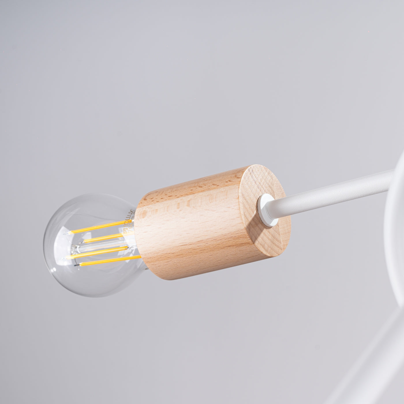 Kronleuchter EMBER 5 Weiß – Moderner Leuchter mit fünf Lichtquellen