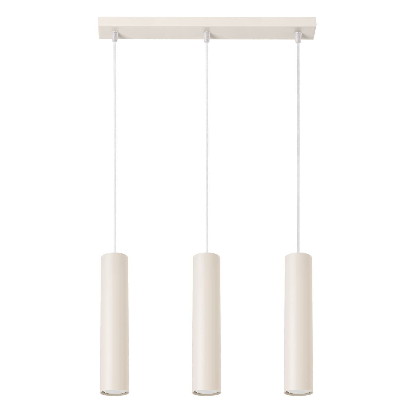 Pendelleuchte LAGOS 3L Beige – Moderne Pendellampe mit drei Lichtquellen