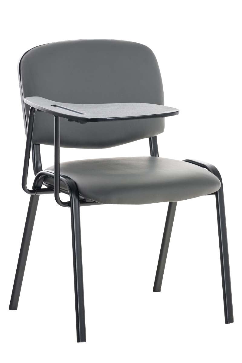 Ken chair with folding table imitation leather