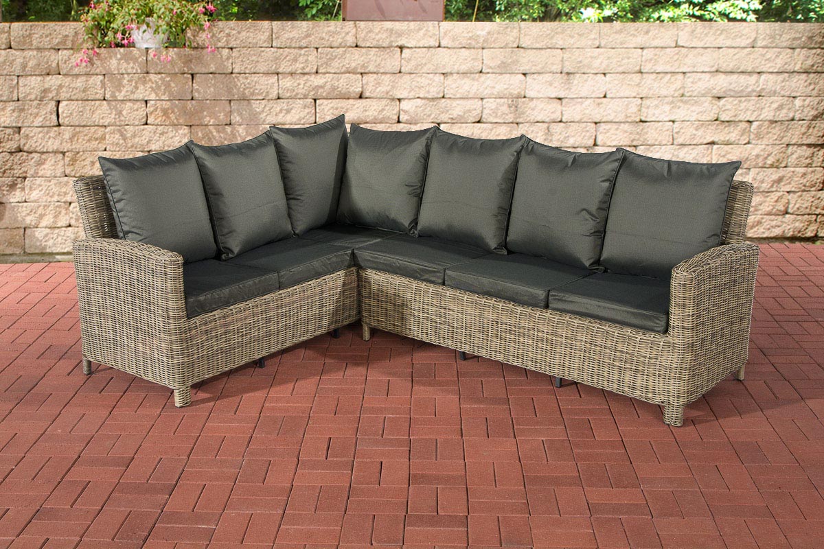 Polyrattan Rundrattan L Garnitur Bermeo 5mm