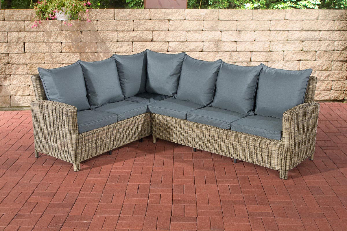 Polyrattan Rundrattan L Garnitur Bermeo 5mm