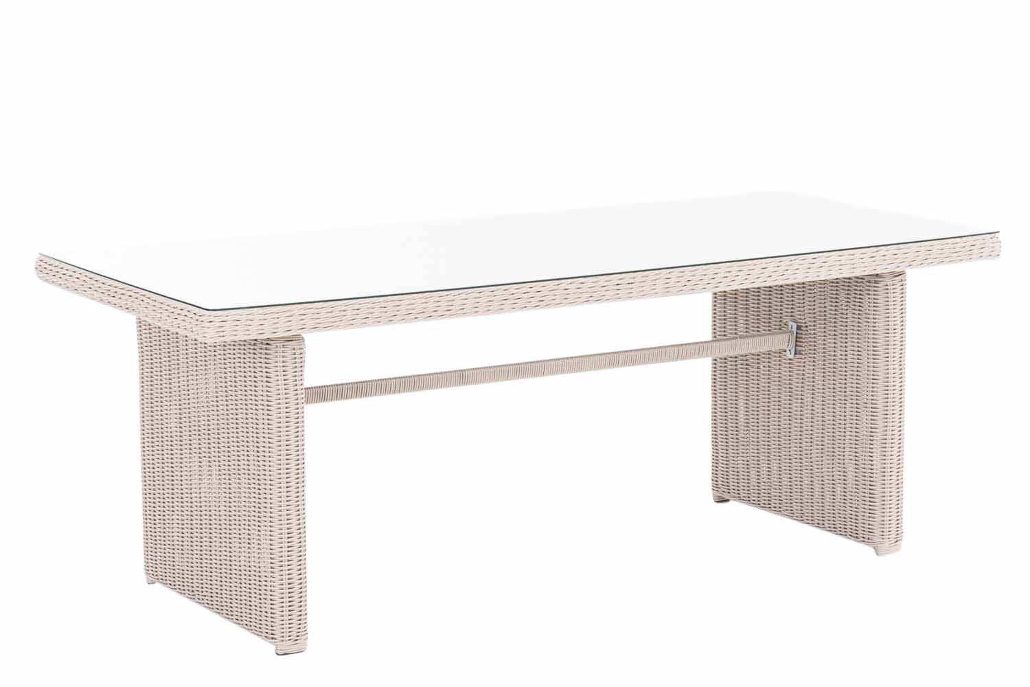 Polyrattan table Fontana XL 200 x 90 cm