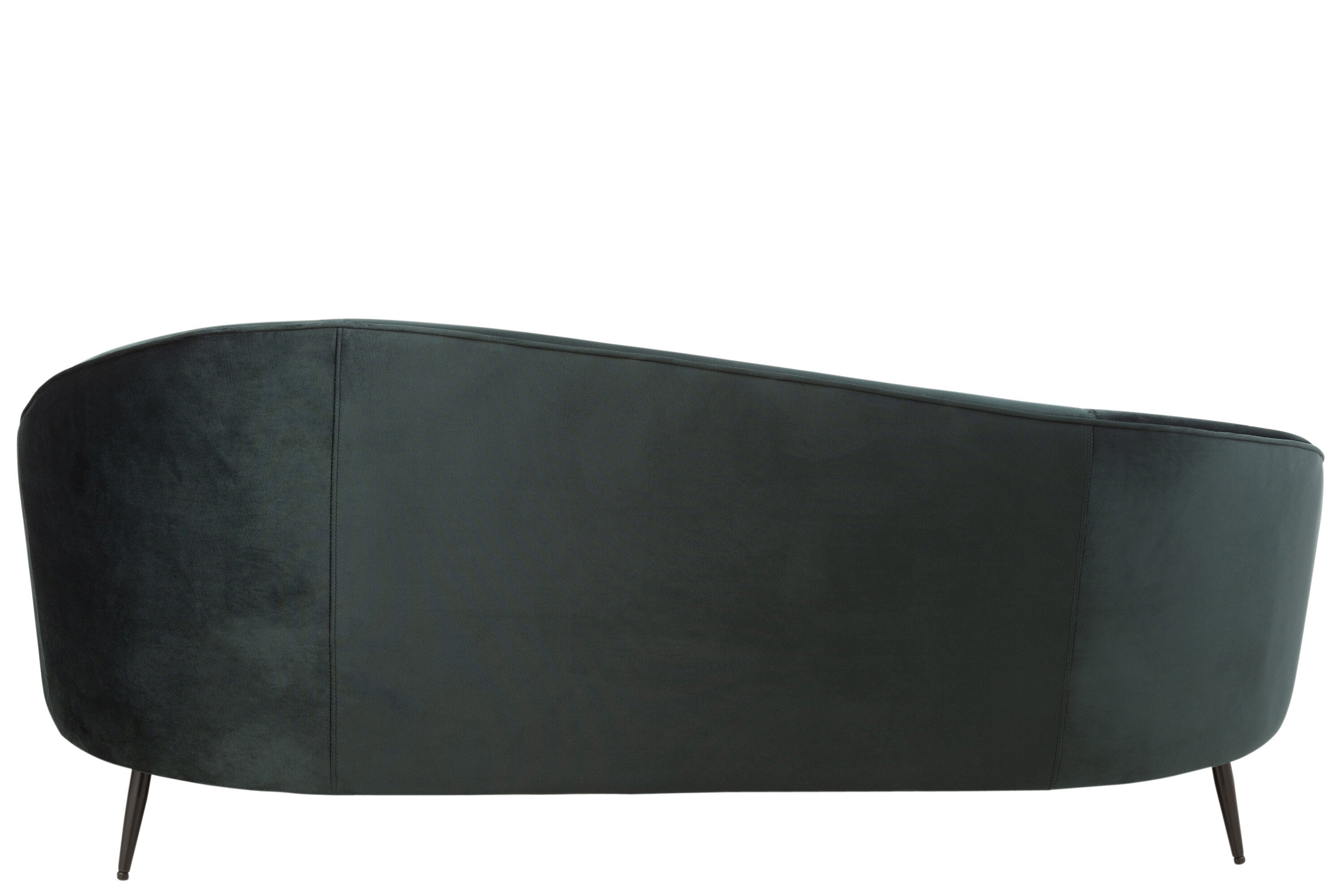 Sofa Elisabeth - Stilvolles Grün, Textilbezug mit robusten Metallfüßen, 180x85 cm - Eleganz trifft auf Komfort