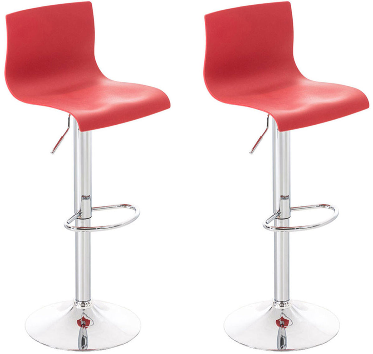Set van 2 barkrukken Hover kunststof