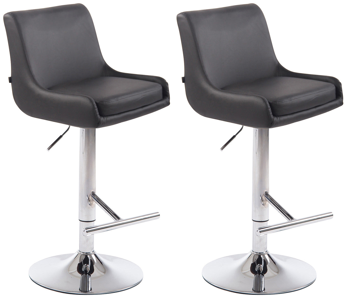 2er Set Barhocker Club Kunstleder