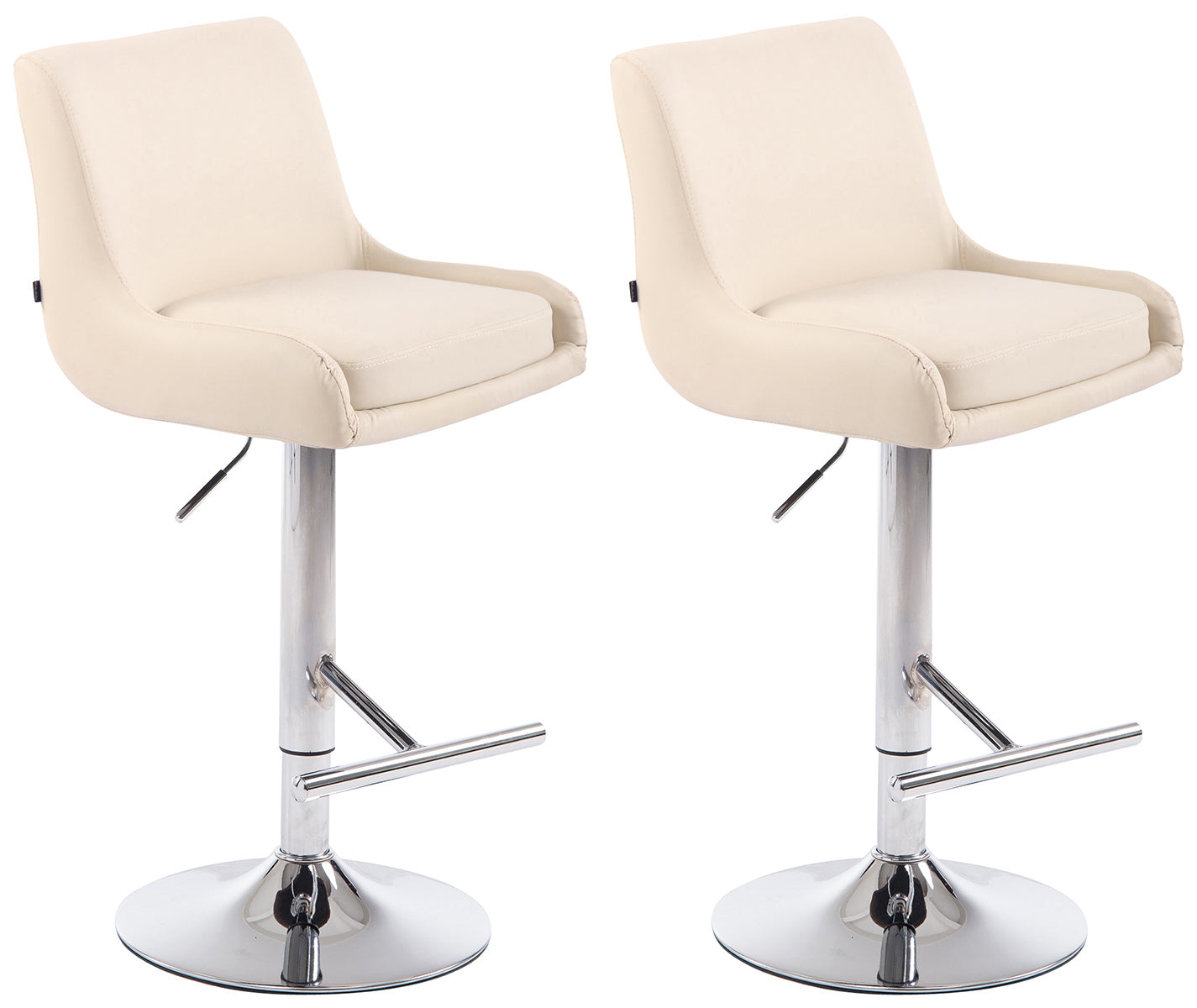 2er Set Barhocker Club Kunstleder