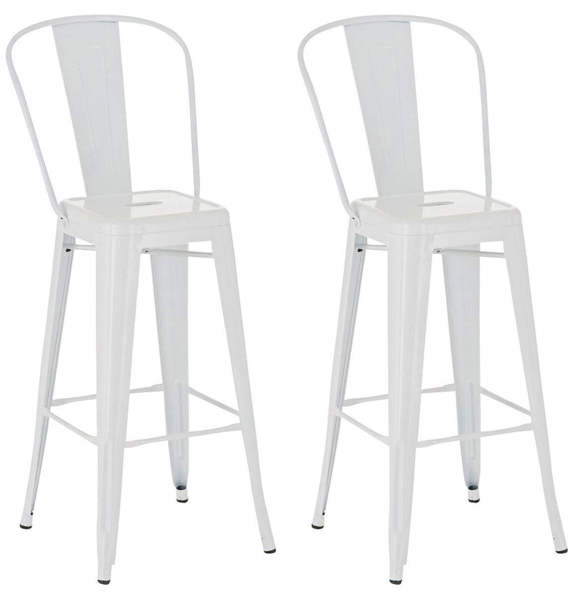 2er Set Barhocker Aiden Metall