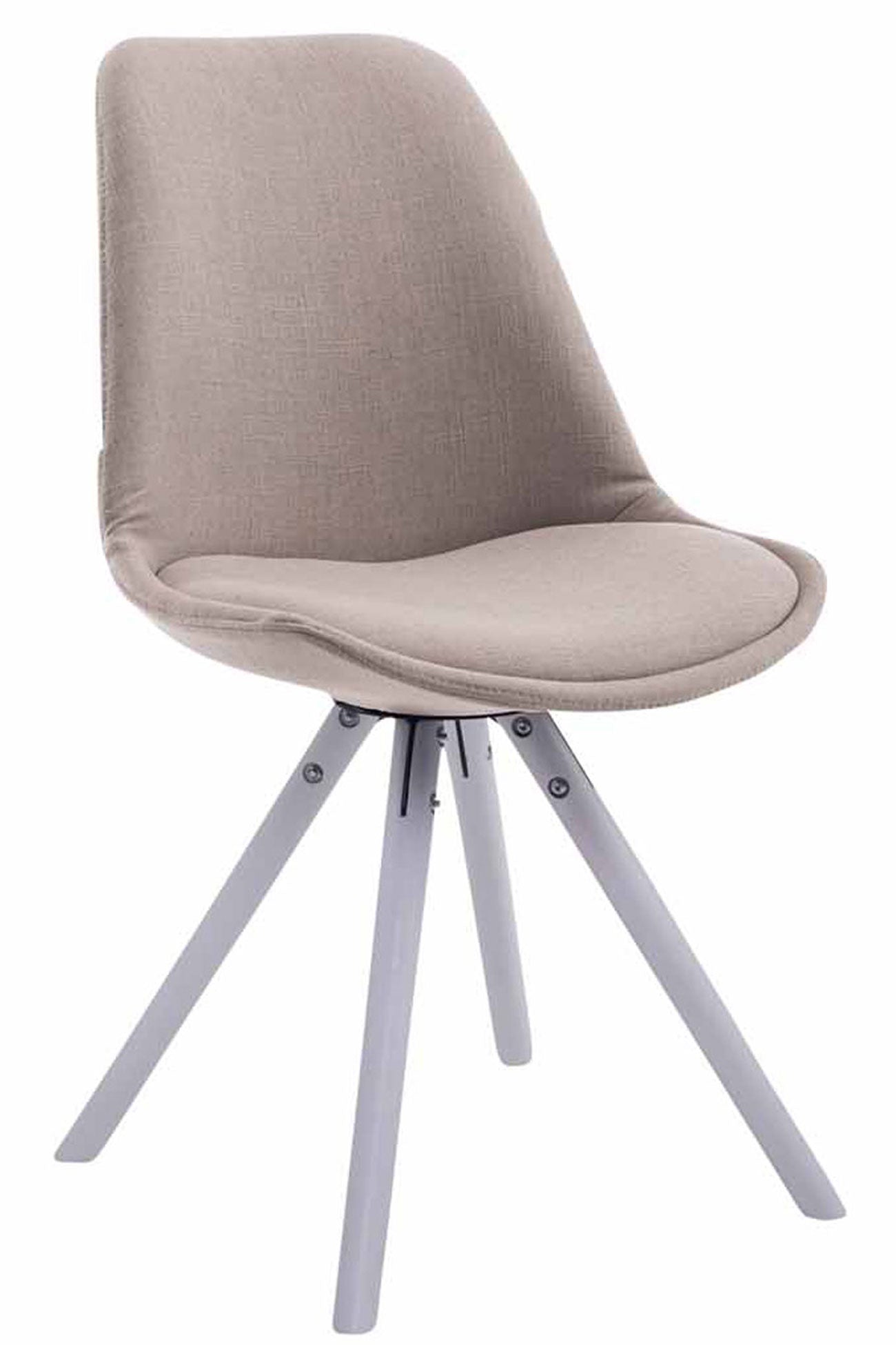 Visitor chair Toulouse fabric round