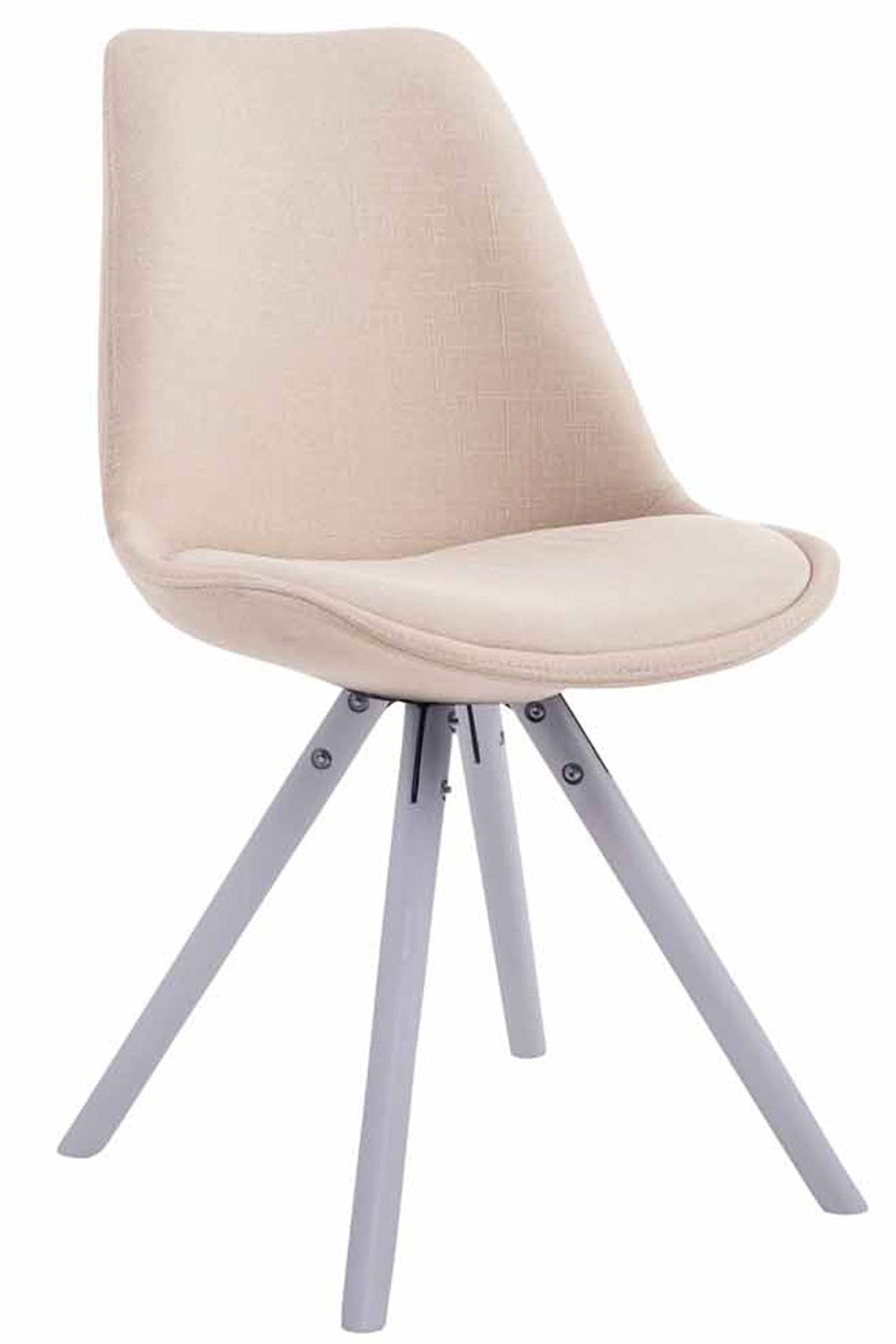 Visitor chair Toulouse fabric round