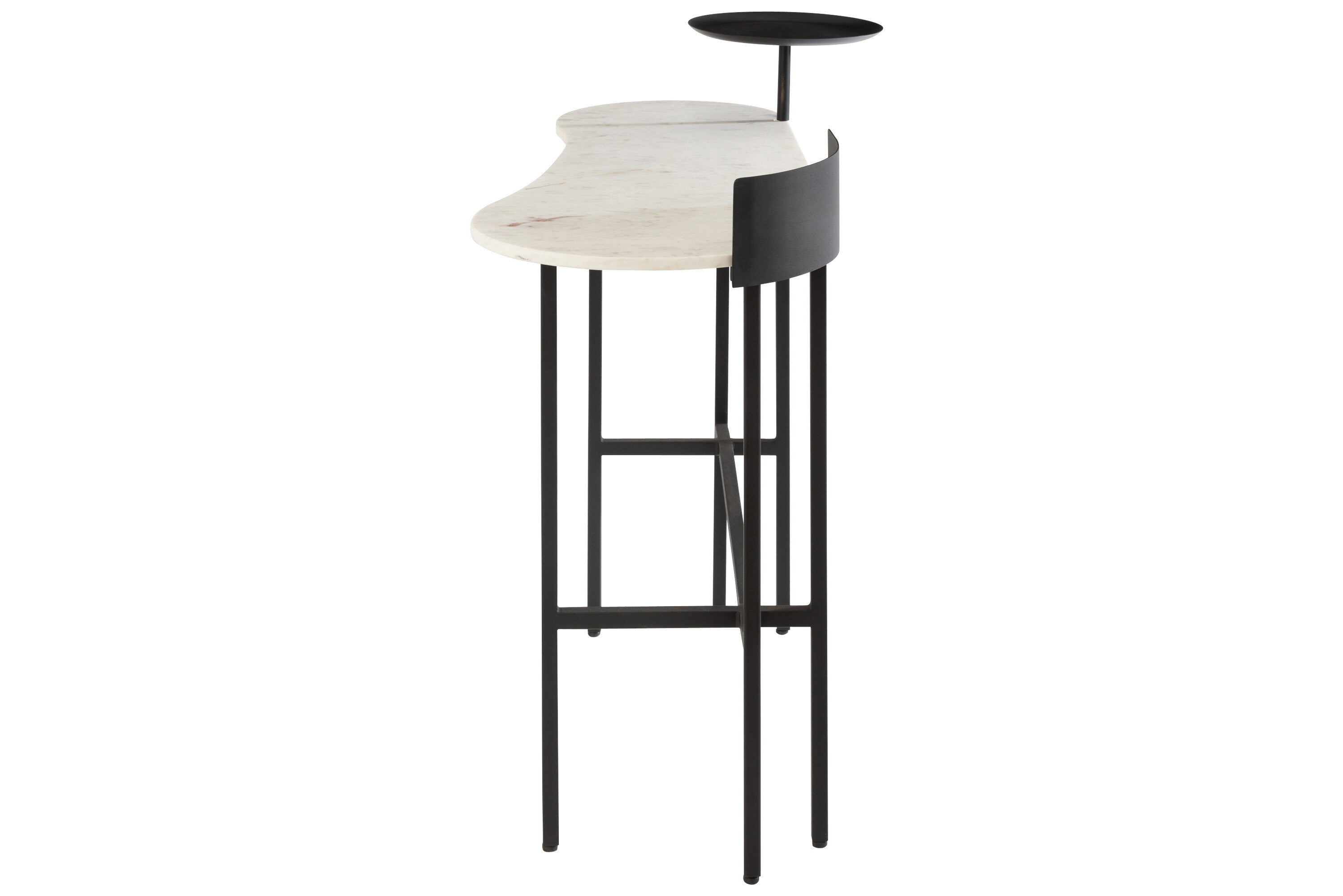 Konsole BiancoNero - Edler Marmor trifft zeitloses Metall