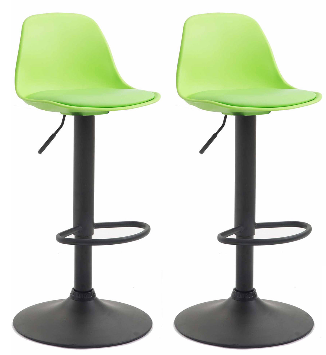 Set van 2 barkrukken Kiel kunststof