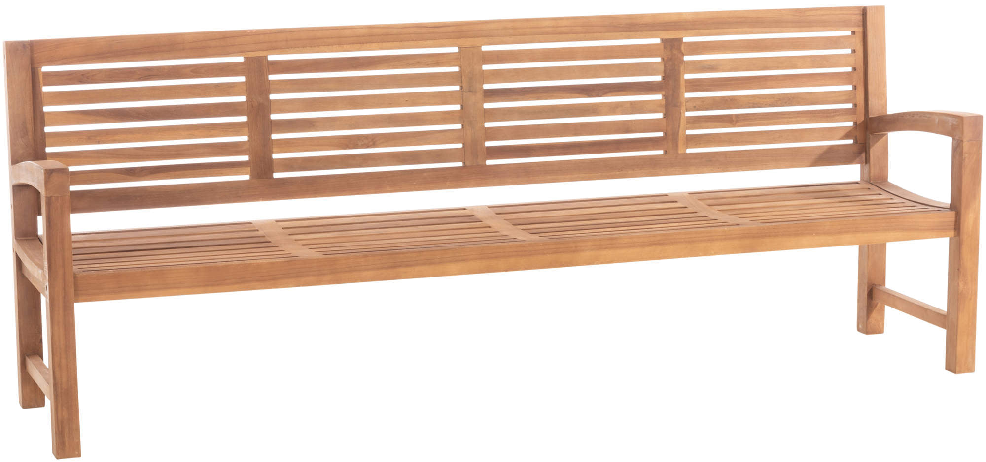 Teak bench dumps