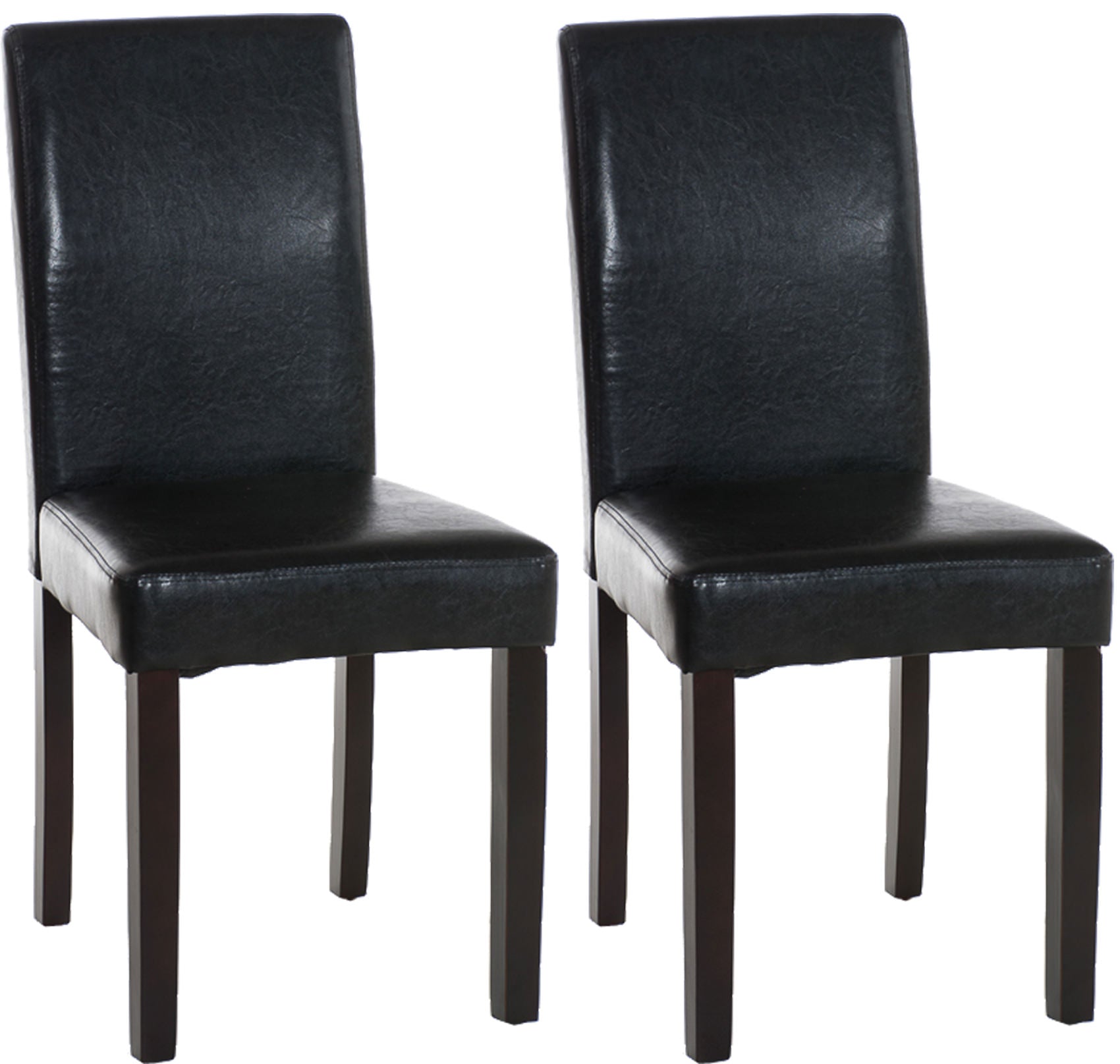 Set van 2 eetkamerstoelen Ina kunstleer