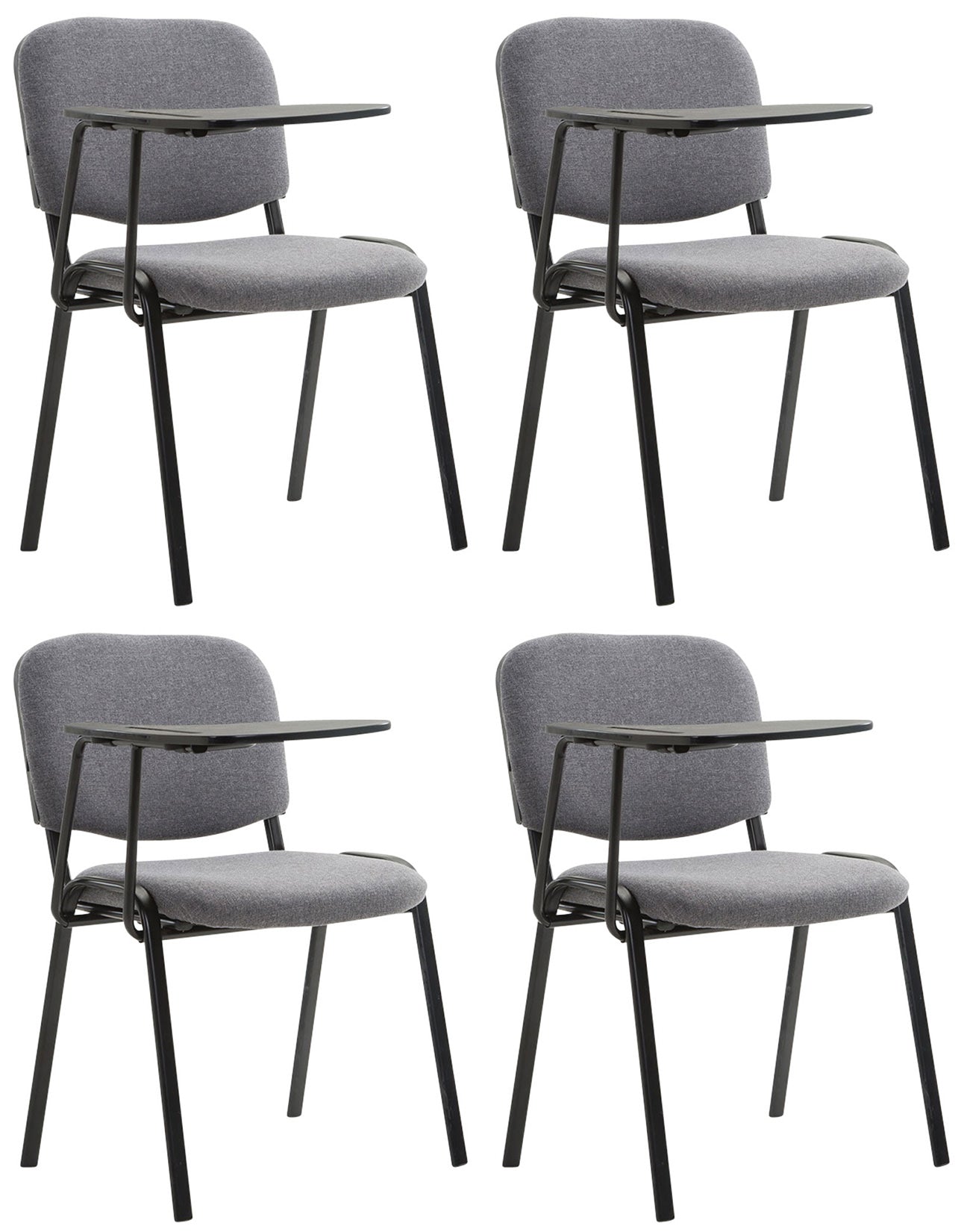 Set van 4 Ken stoelen met opvouwbare tafelstof