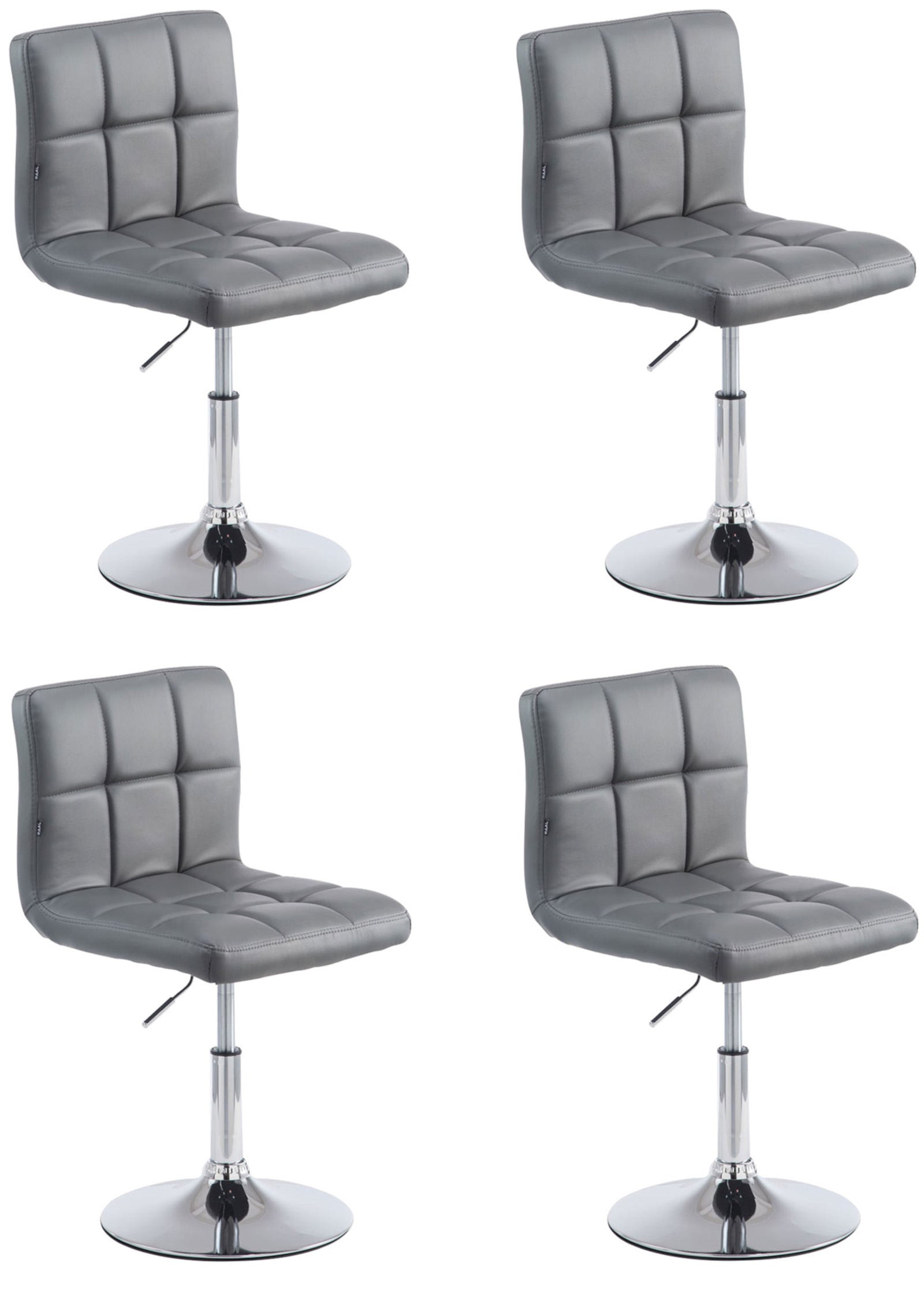 Set of 4 loungers Palma V2 faux leather