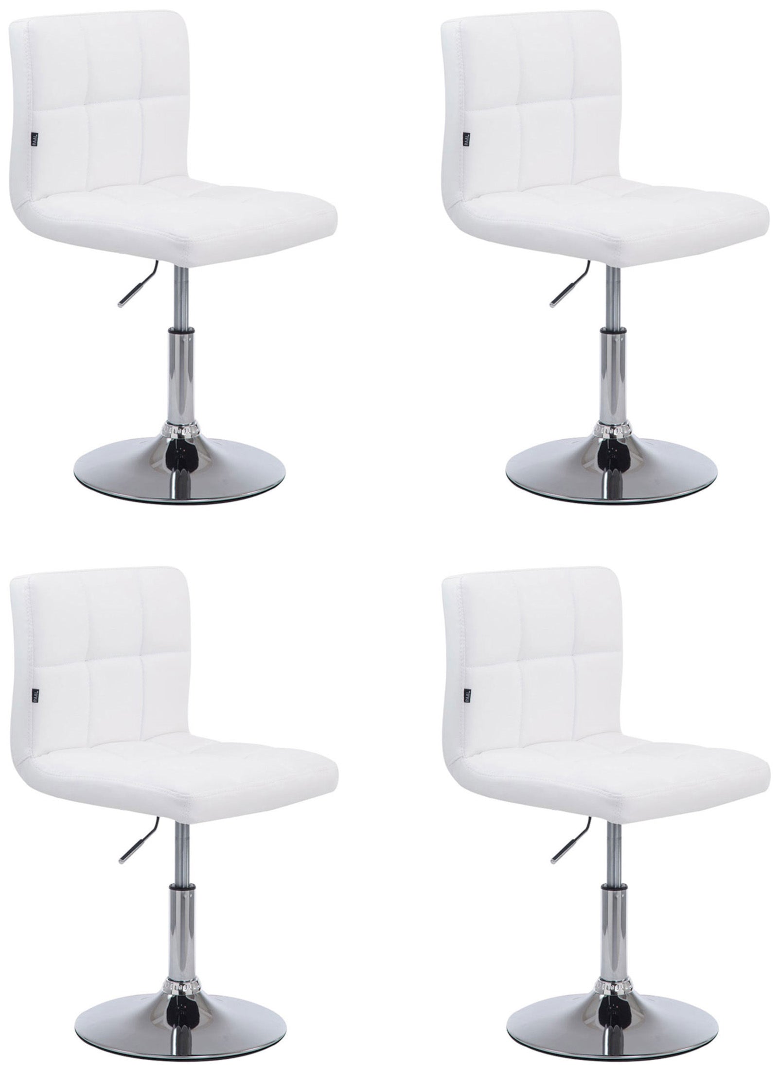 Set of 4 loungers Palma V2 faux leather