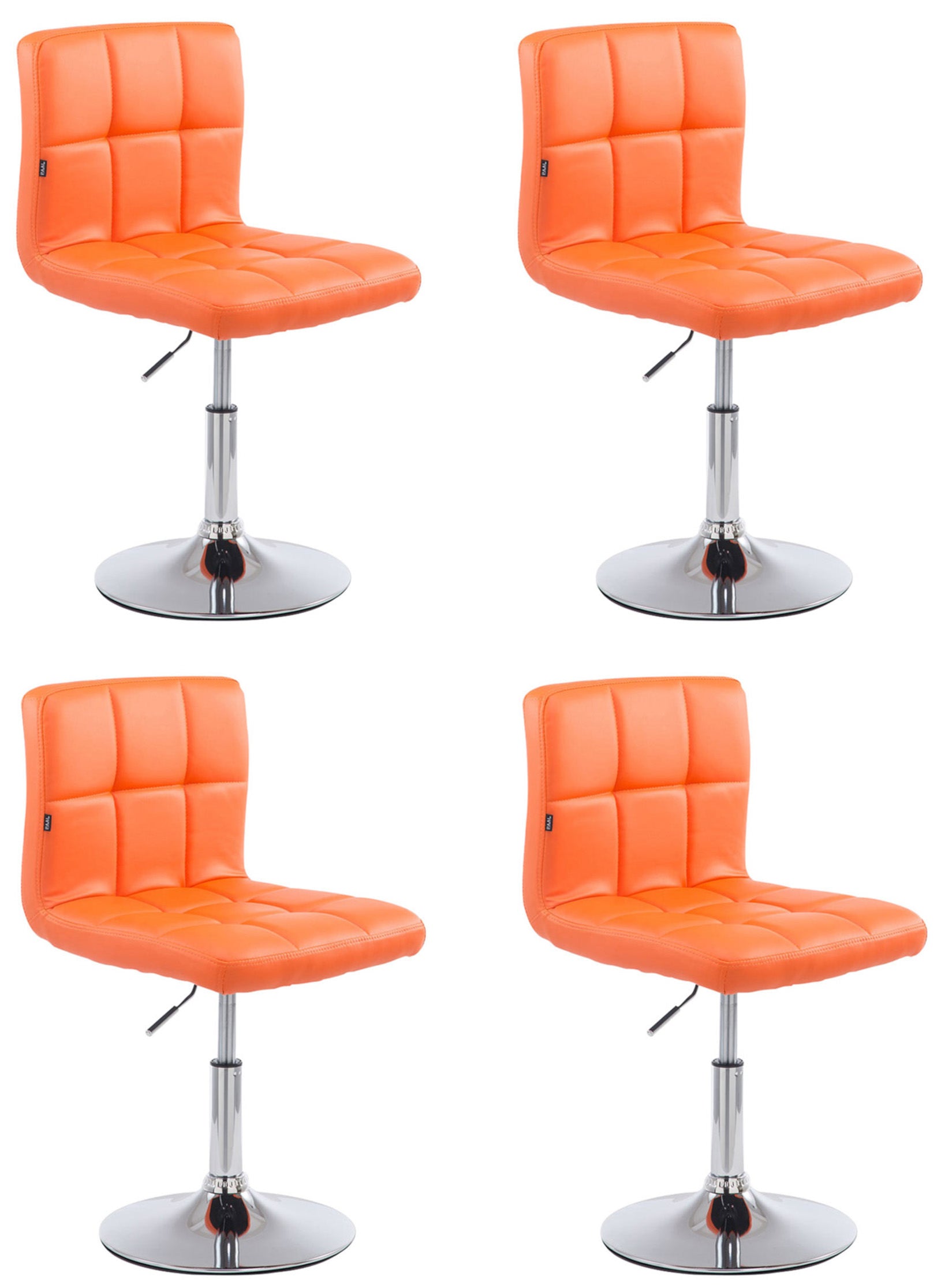 Set of 4 loungers Palma V2 faux leather