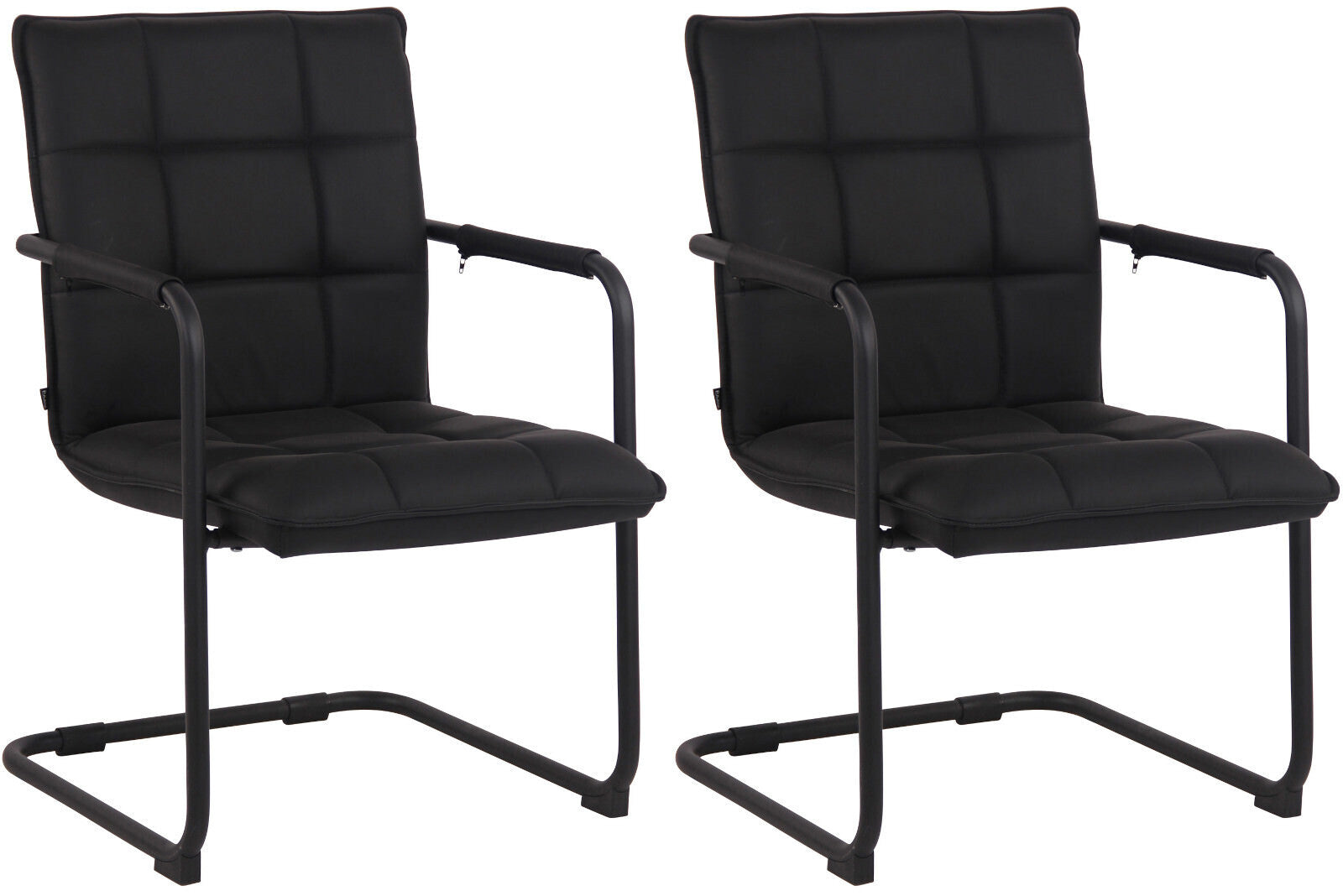 Set van 2 stoelen Gandia echt leer