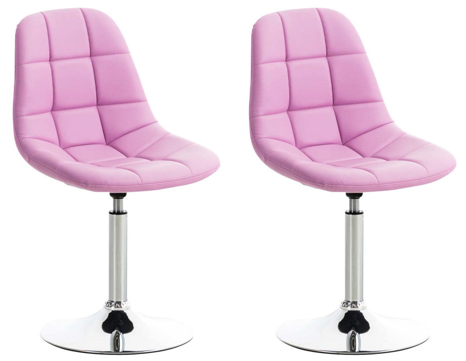 Set of 2 chairs Emil faux leather