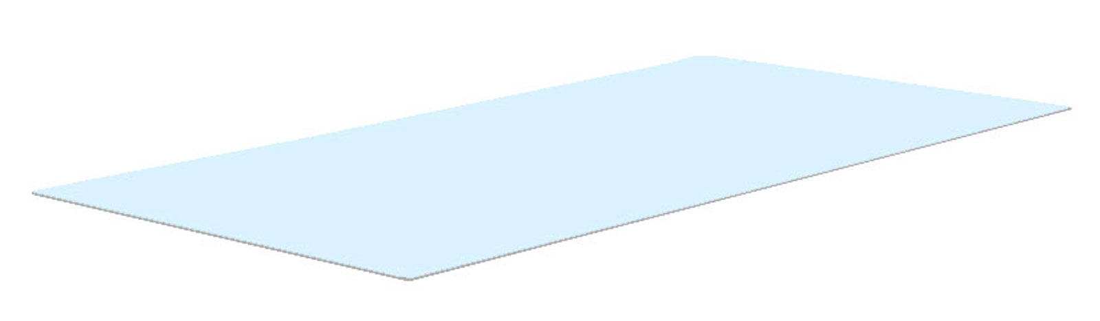 Glasplatte Gartentisch Fontana 177x87 cm