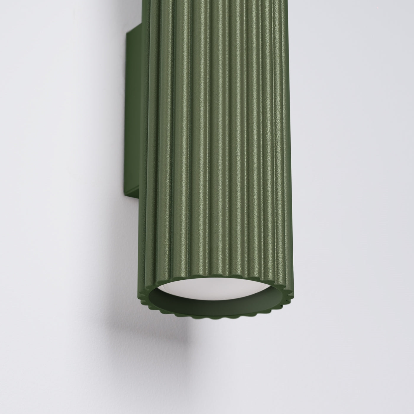 Karbon 20 Wandleuchte Olivgrün Aluminium Minimalistisch GU10