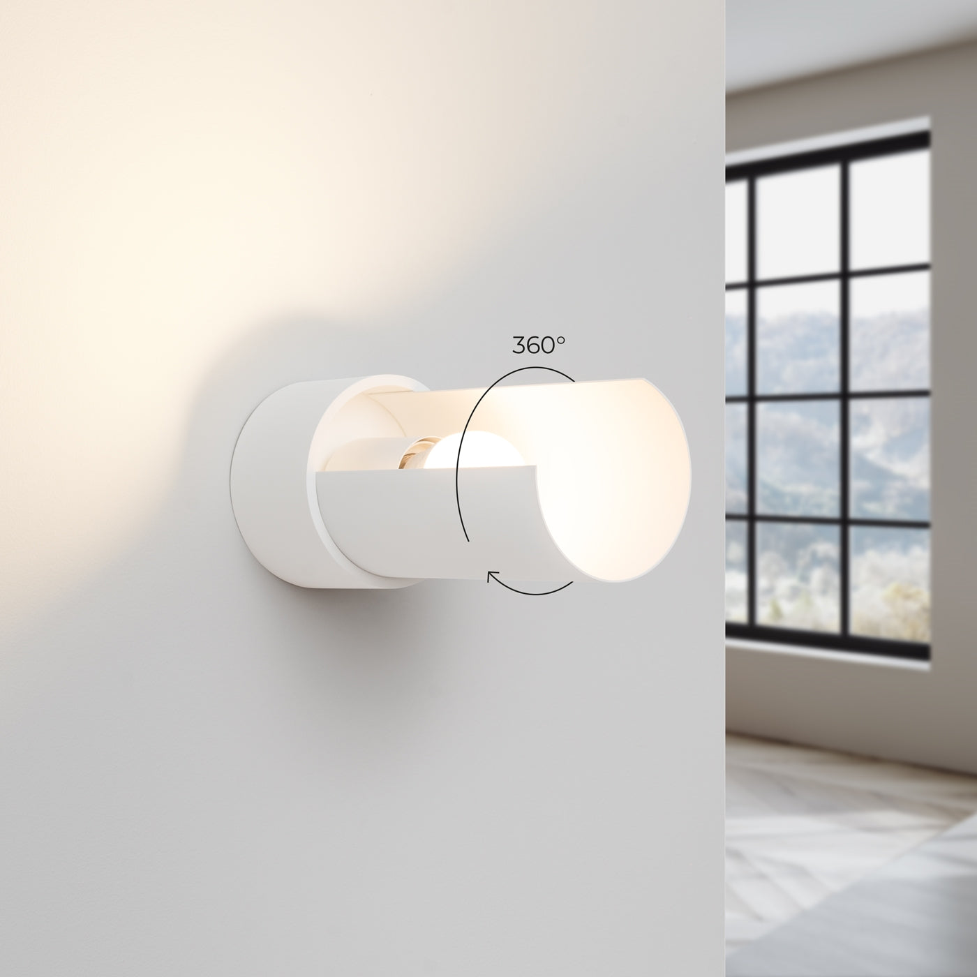 Wandlamp Flash Compact Wit