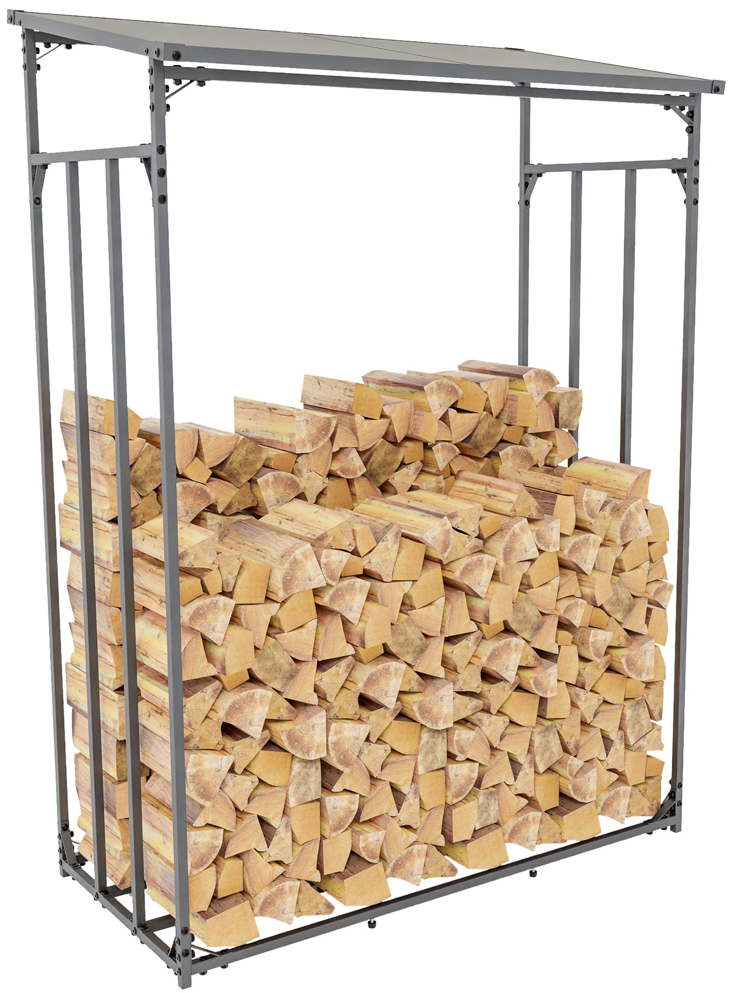 Ruston aluminum firewood shelter